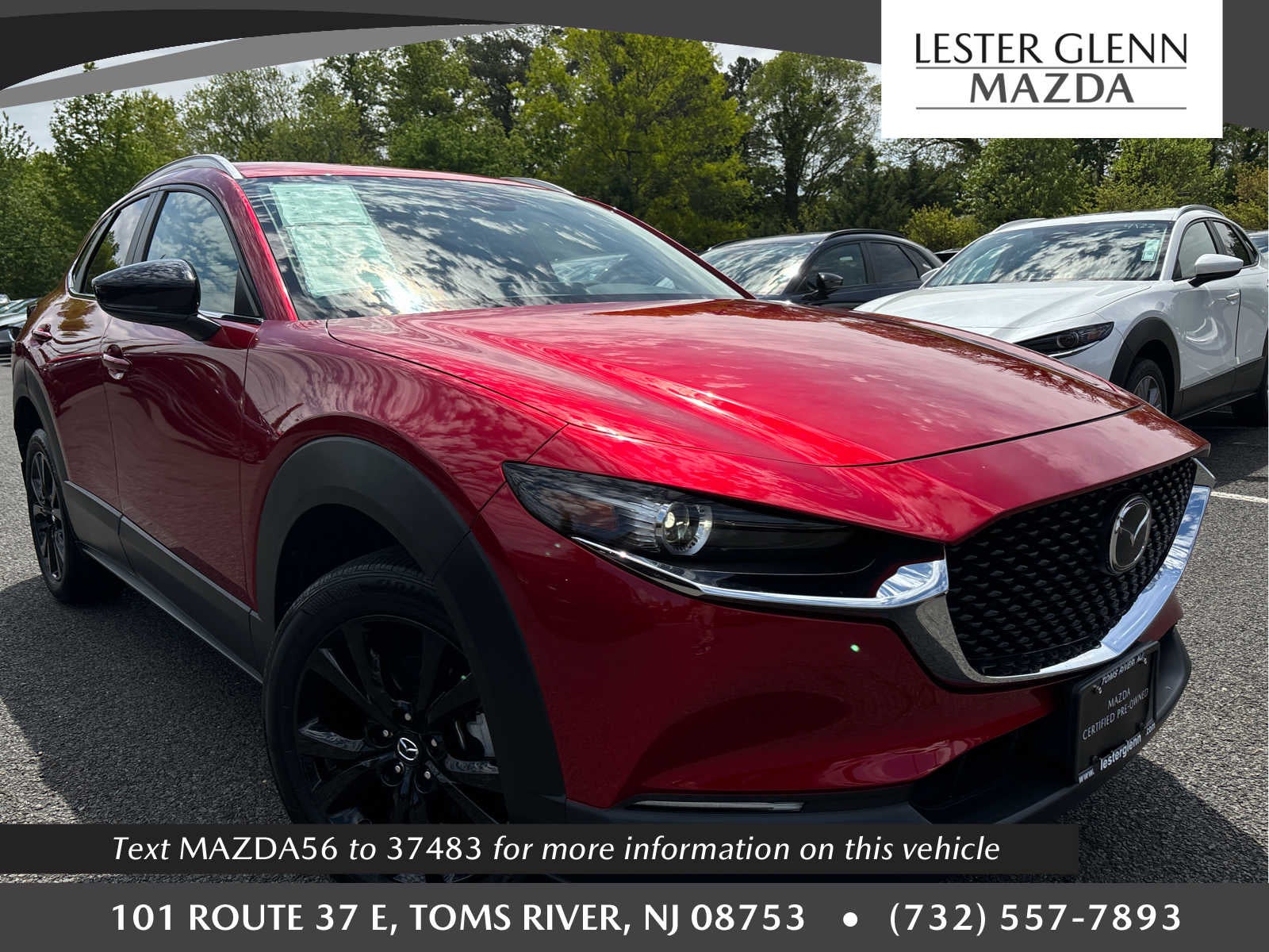 2024 Mazda Mazda CX-30 2.5 S Select Sport in Soul Red Crystal Metallic — front three-quarter view