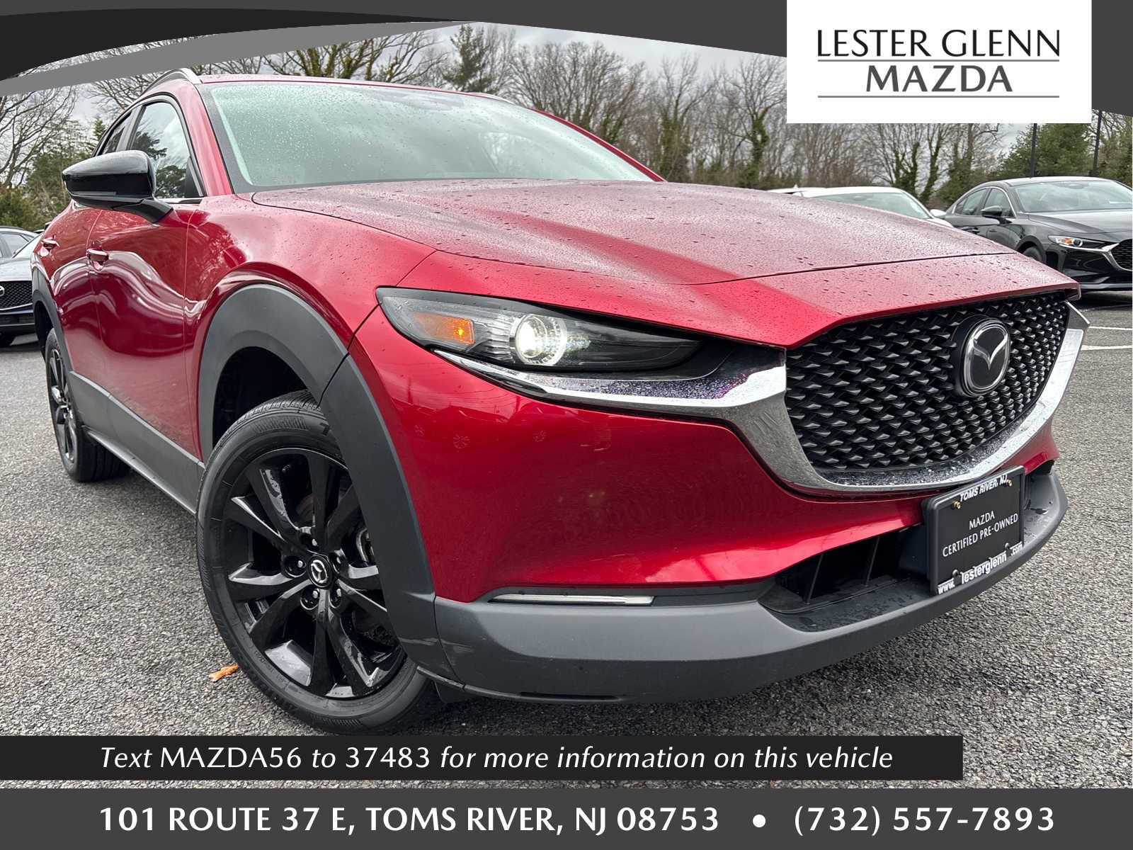 2024 Mazda Mazda CX-30 2.5 S Select Sport in Soul Red Crystal Metallic — front three-quarter view
